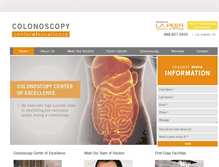 Tablet Screenshot of colonoscopymd.com
